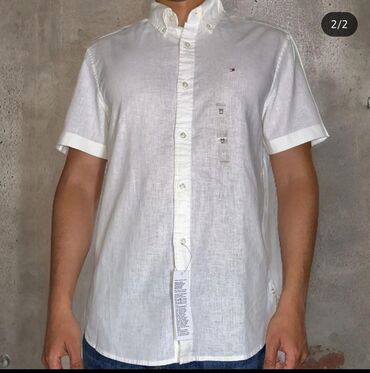 ağ paltar: Рубашка Tommy Hilfiger, M (EU 38), цвет - Белый