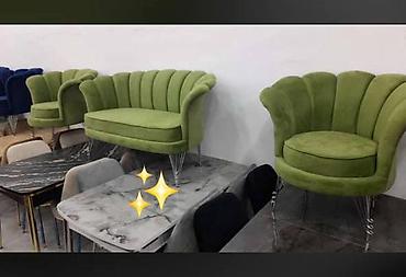 stul iwlenmiw: Mebel dəsti – yumşaq oturacaqlı kreslo və mini divanlar - Dizayn — 1