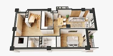 двухуров: 4 комнаты, 140 м², Элитка, 8 этаж, ПСО (под самоотделку) — 1