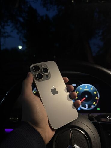 плоский экран телевизор: IPhone 15 Pro, Б/у, 256 ГБ, Natural Titanium, Коробка, 89 %
