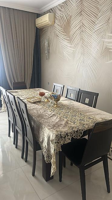 embawood stullar: Qonaq masası, İşlənmiş, Açılan, Dördbucaq masa — 1