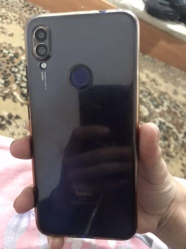 мобильные телефоны и аксессуары: Redmi, Redmi Note 7, Колдонулган, 32 ГБ, түсү - Кара, eSIM