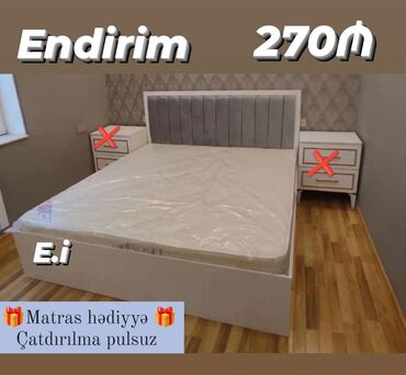 Çarpayılar: Yeni, İkinəfərlik çarpayı, Bazasız, Matras ilə, Siyirməsiz, Türkiyə -da lalafo.az — 2 Çarpayılar: Yeni, İkinəfərlik çarpayı, Bazasız, Matras ilə, Siyirməsiz, Türkiyə — 2