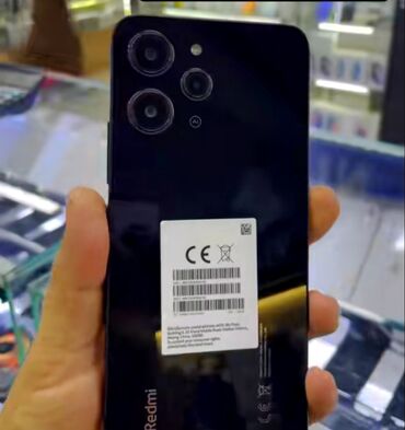 телефон редми 12: Xiaomi, Redmi 12, Б/у, 128 ГБ, цвет - Черный, 2 SIM