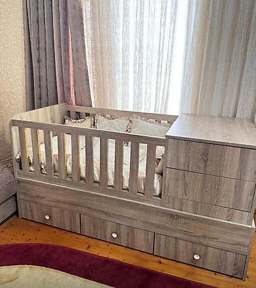 Oğlan və qız üçün, İşlənmiş, Dördbucaq, Beşik, Matras ilə, Yellənmə mexanizmsiz