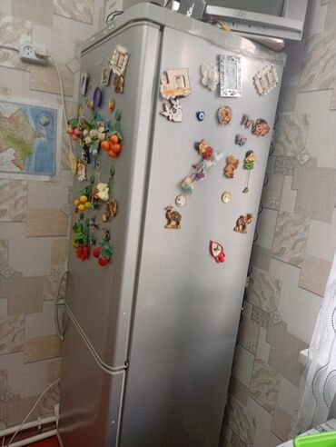 Soyuducular: 2 qapılı Biryusa Soyuducu Satılır, rəng - Gümüşü — 16