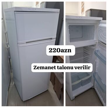 Paltaryuyan maşınlar: İki qapılı məişət soyuducusu – yuxarıda dondurucu bölmə, aşağıda əsas