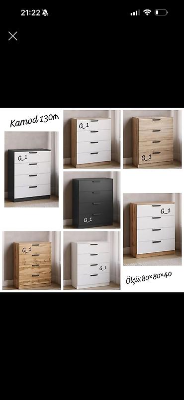 Kamod – 4 çekmecəli model Ölçü: 80×80×40 sm Qiymət: 130₼ (şəkildə lalafo.az -da Kamod – 4 çekmecəli model Ölçü: 80×80×40 sm Qiymət: 130₼ (şəkildə