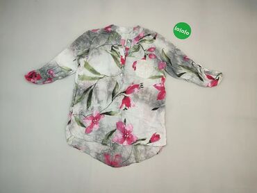 Koszula, L (EU 40), wzór - Kwiatowy, kolor - Szary