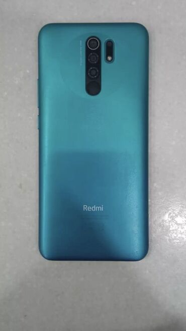 iphone xr цена в бишкеке бу: Xiaomi, Redmi 9, Б/у, 64 ГБ, цвет - Синий, 2 SIM