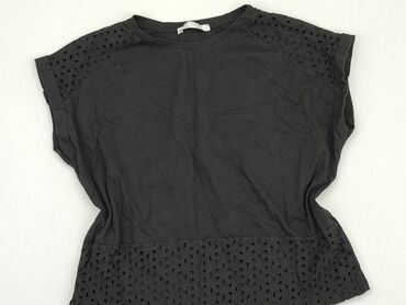 czarne t shirty z nadrukiem: T-shirt, L, stan - Bardzo dobry