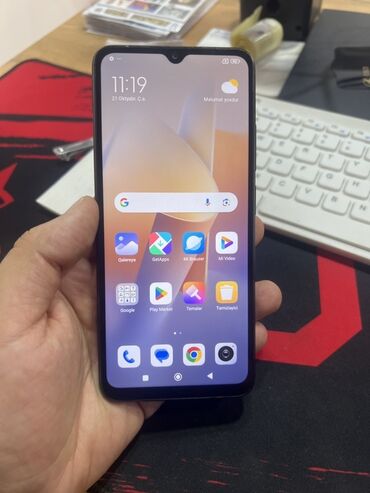 philips xenium x331: Redmi 12C, 128 GB, rəng - Qara, Barmaq izi