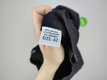 botki h: Spodnie materiałowe damskie, rozmiar XL — 4