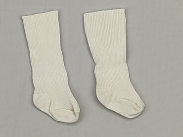 skarpety białe bawełniane: Skarpetki, 16–18, stan - Dobry