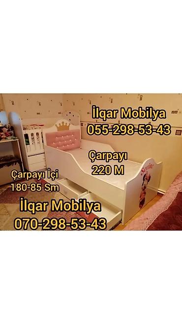 Təknəfərlik uşaq çarpayıları: Qız üçün, Yeni, Çarpayı, Bazasız, Matrassız, Siyirməsiz — 2