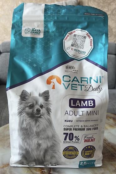 darling it yemi: Məhsul: Carni Vet Daily Lamb Adult Mini – super premium it qidası - — 3