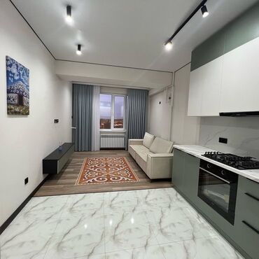 эмарк жибек жолу: 2 комнаты, 44 м², Элитка, 11 этаж, Дизайнерский ремонт