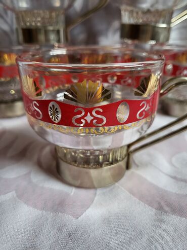 Kuhinjski setovi: Solje za kafu,case za pice iz 70ih. god. italijanske. Solje za — 6