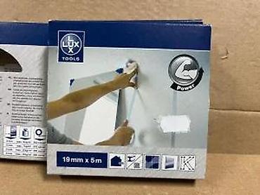Izolir trake: LUX montažna traka 5 m x 19 mm - Snažna dvostrano lepljiva traka za — 15