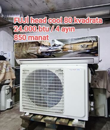 kandsaner: Kondisioner Fuji, İşlənmiş, 70-80 kv. m, Split sistem, Kredit yoxdur, Ödənişli quraşdırma