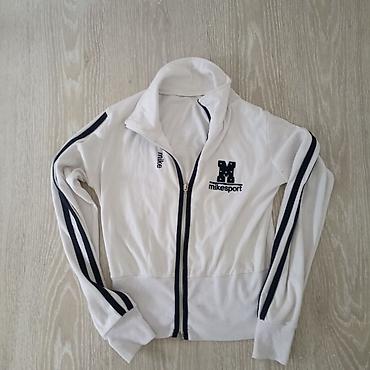 nike tech fleece kp: Bela sportska jakna na rajsferšlus, brend “mikesport”. - Materijal — 1