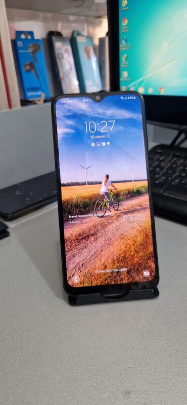 telefon aksesuarlari satisi: Samsung Galaxy A50, 64 GB, Sensor, Barmaq izi, İki sim kartlı