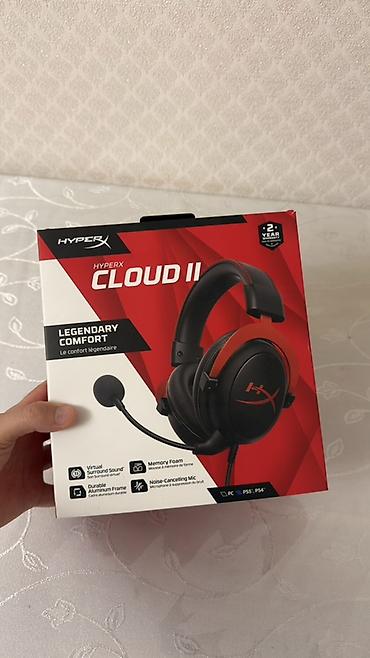noutbuk alıram: Cəmi 10 gün istifade edilib. HyperX Cloud 2 Orjinal ! 🇺🇸Amerikadan — 1