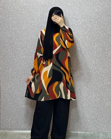 Dəstlər, kostyumlar: Hicab geyimi hicab paltarı dəst *Parça: Cesika (Mədinə ipəyi)* *Ölçü — 18