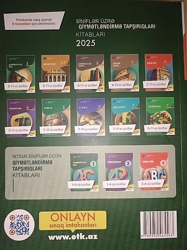 Kitablar və jurnallar: Məhsul: “Azərbaycan dili – Qiymətləndirmə tapşırıqları” (6-cı sinif) — 2