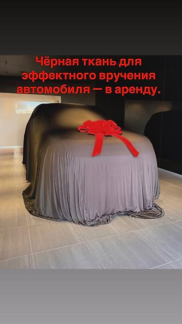 Майрамдык товарлар: Большой праздничный бант в аренду и Аренда чёрной ткани для эффектного — 2
