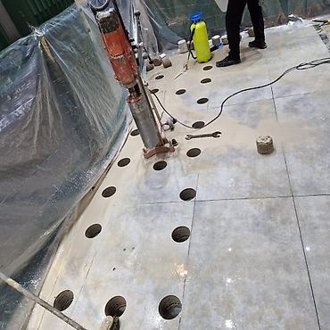qaynaq isleri: Beton kəsimi və deşilməsi xidməti - Armaturlu beton, monolit — 8