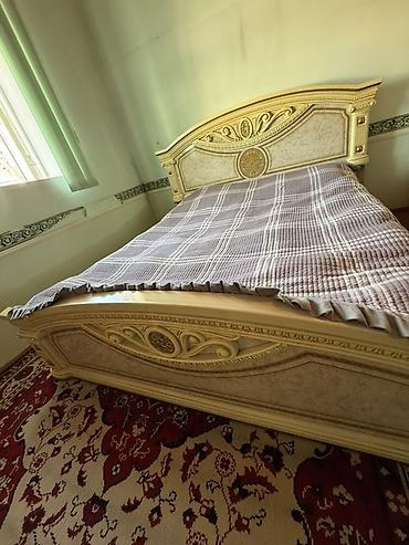 Эки кишилик керебет, Колдонулган, Матрасы бар, узуну - 220 см — 5