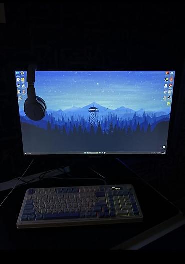 монитор 40: Компьютер, ядер - 8, ОЗУ 16 ГБ, Игровой, Б/у, AMD Ryzen 7, NVIDIA GeForce RTX 5060, SSD — 4