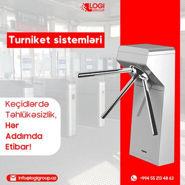 Digər biznes avadanlığı: Avtomatik turniket sistemləri müasir dövrün ən effektiv və təhlükəsiz