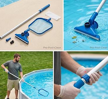 prohromski sto: 🏊‍♂️ INTEX Set za Održavanje Bazena (Mrežica + Usisivač + Šipka) 🏊‍♂️ — 1