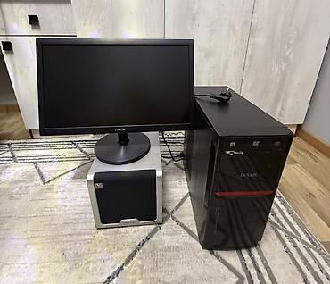 dell i3: Комплект: системный блок + монитор + сабвуфер (акустика) Системный — 1