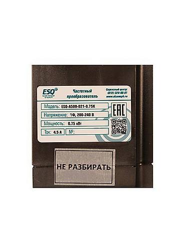 Частотные преобразователи: Частотный преобразователь ESQ-A500 0.75 кВт 220В Нас ищут по — 4