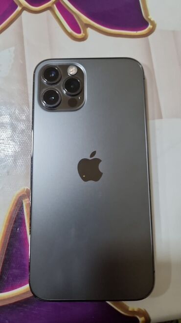 iphone telefon ikinci el: IPhone 12 Pro, 128 GB, Graphite, Face ID