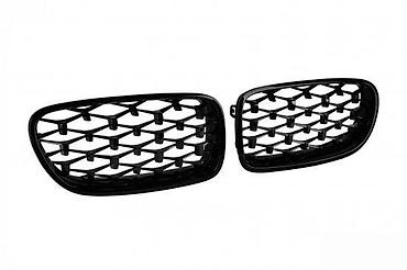 DIAMOND MASKE BUBREZI RESETKE GRILOVI BMW 5 F10 F11 - CRNI | DIAMOND