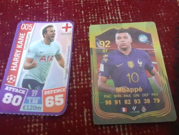 Kolleksiya kartları: Futbol kolleksiya kartları dəsti - Müxtəlif dizaynlarda, rəngli və — 9