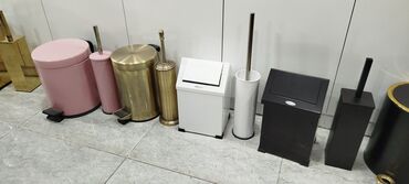 QAZ: Hamam və tualet aksesuarları dəsti – müxtəlif model və ölçülərdə zibil