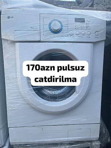 LG önyükləməli paltaryuyan maşın - Yük tutumu: 5 kq - İdarəetmə