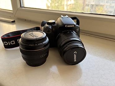 Продается зеркальный фотоаппарат Canon EOS 650D с двумя объективами в