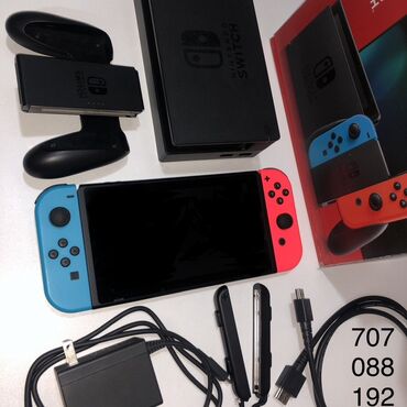 скупка джостиков: Игровая консоль Nintendo Switch с док-станцией, контроллерами Joy-Con