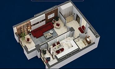 кварира: 1 комната, 41 м², Технопарк Элитка, 13 этаж, ПСО (под самоотделку) — 7