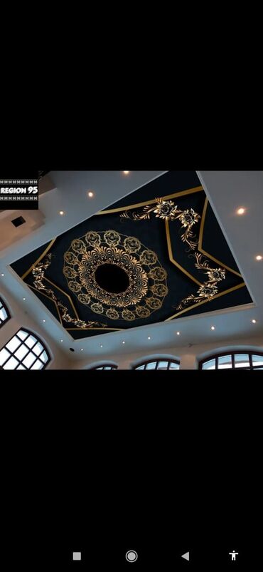 Натяжной потолок: Натяжной потолок Матовое, Глянцевое, 3D потолки Бесплатный замер, Гарантия, Монтаж — 9