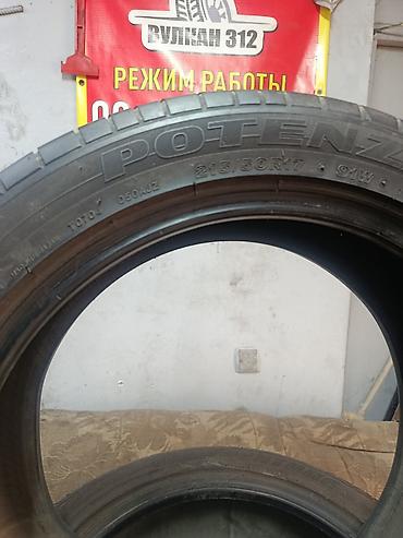 mersedes e211: Шины 215 / 50 / R 17, Лето, Б/у, Комплект, Легковые, Япония, Bridgestone — 2