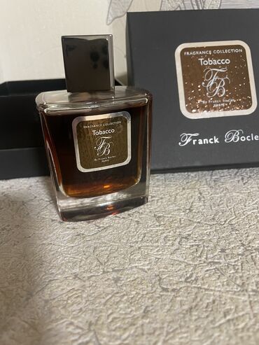 qarin ve bel piylerini eritmek: Franck Boclet Tobacco kişiler üçün parfum Duty freeden hədiyyə alınıb