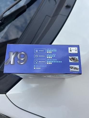 niva faralar: H7 LED GÜCLÜ X9 LED Headlight – Avtomobil faraları üçün LED lampalar — 4
