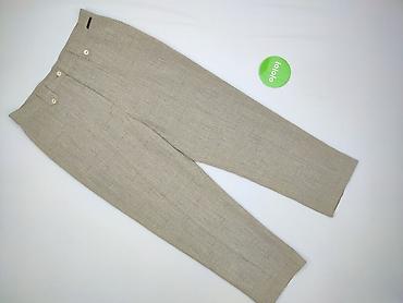 bezowy: Spodnie materiałowe damskie, rozmiar 2XL — 2